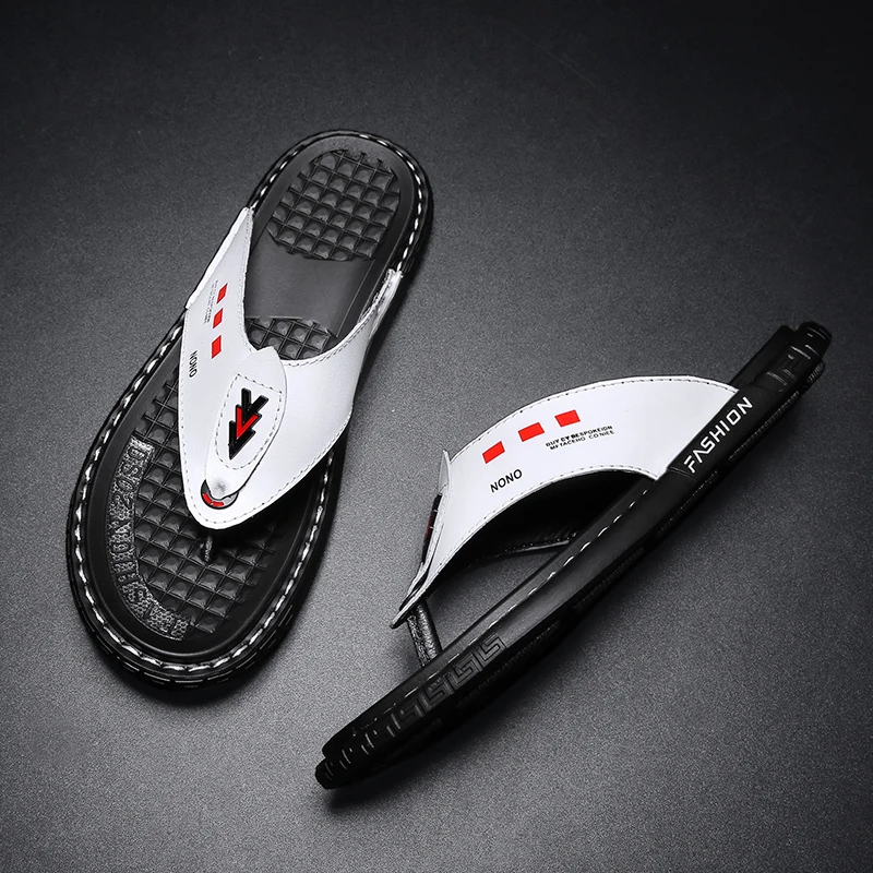 

Sandalias Transpirables Summer Sandals Men Leather Big Size Sandali Uomo Shoes Sandel For Genuine Sandalias Para Hombre Man