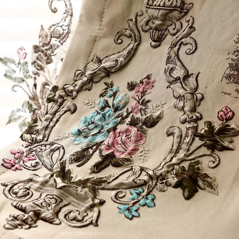 Европейские занавески производители продажа высококачественные жаккардовые