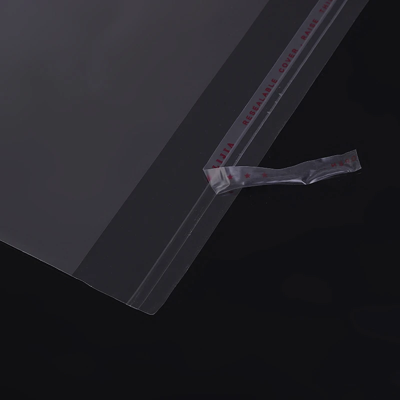 Прозрачные самоклеящиеся целлофановые пакеты разного размера