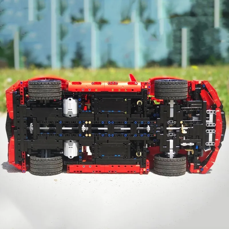 Новый строительный блок MOC-Honda CR-Z Φ мощность функции подходит для Lepining двигатель