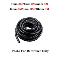 3mm4mm5mm6mm8mm10mm new spiral wrap sleeving tube flame retardant cable protective sleeve band winding pipe wire sleeves