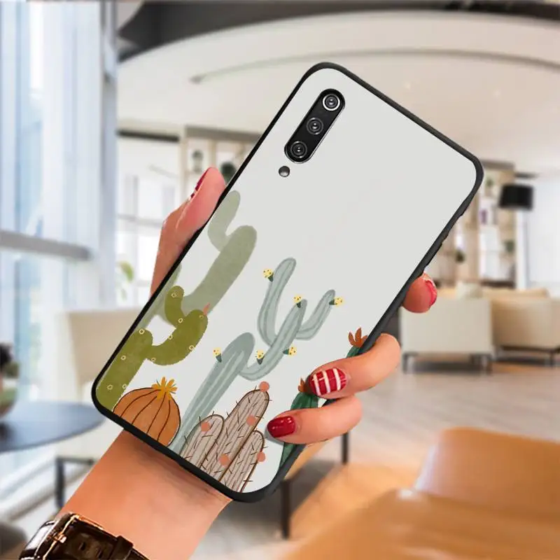 

Luxury Plant Cactus Funda Phone Case For Redmi note 4 9 6a 4x 7 5 8t 9 plus pro Cover Fundas Coque