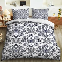 custom pillowcase duvet cover set bohemia 3d print boho magical mandala beding set bedroom decor queen king single bed set