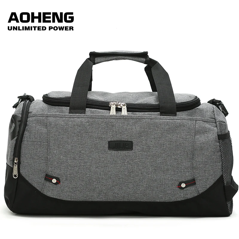 Мужская сумка тоут для путешествий вместительная багажа дорожная йоги фитнеса