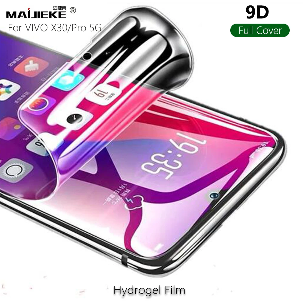 9D мягкая Передняя Гидрогелевая пленка для VIVO X30 5g Защитная pro Nano защитная tpu