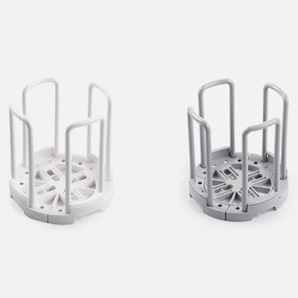 Новый кухонный стеллаж для горшков держатель крышки пластиковый сушки посуды