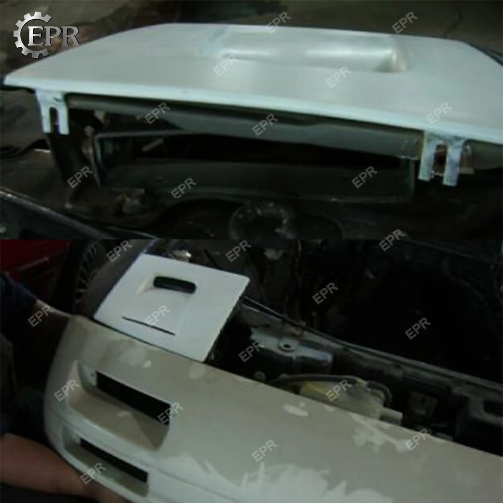 FRP отделка передних фар для Mazda RX7 FC3S стекловолокно вентилируемая фара покрывает RHS(1 шт.) холодный воздух Intkae воздуховод тела комплект тюнинг, гонки