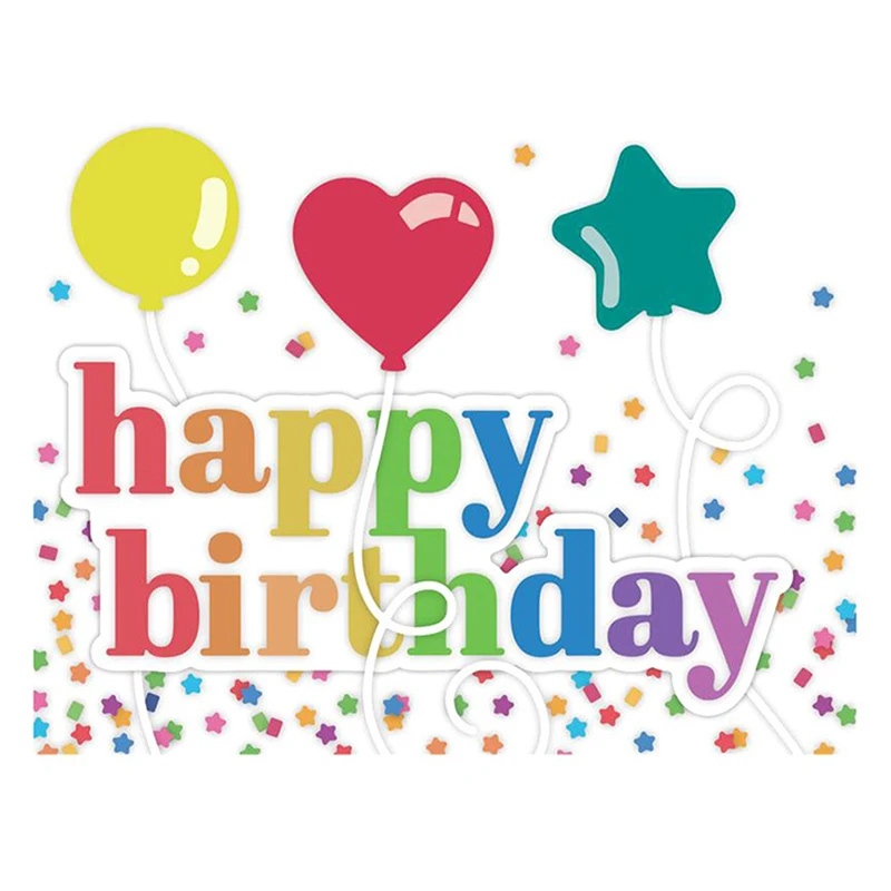 

Birthday Design Party Transparent Stamp for DIY Scrapbook Crafts Card Making