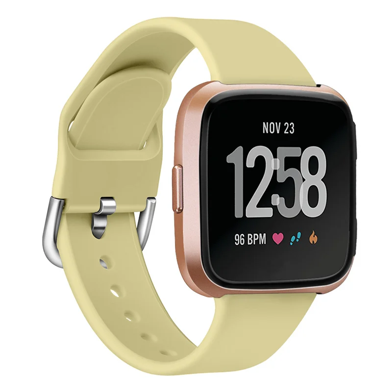 2 Замена Fitbit versa, ремешок Ремешок силиконовый браслет из дышащего материала, сменный спортивный ремешок для Fitbit часы Versa 61017 - Цвет ремешка: 2