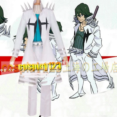 

Высококачественная Униформа аниме KILL la KILL Sanageyama Uzu, мужской костюм для косплея, рубашка + брюки + Тренч