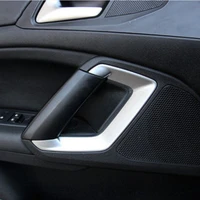 sbtmy car accessories matte abs interior door hand cover for peugeot 308 t9 sw 308s 408 rear view 5 door 2015 2016
