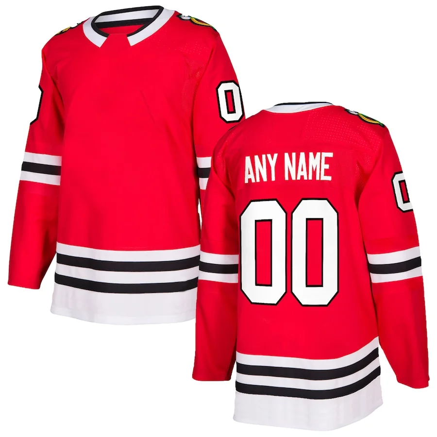 

American Hockey Men's Chicago Jerseys Fens Jones Fleuey Duncan Keith Jonathan Toews Corey Crawford Kane DeBrincat Jersry T-Shirt