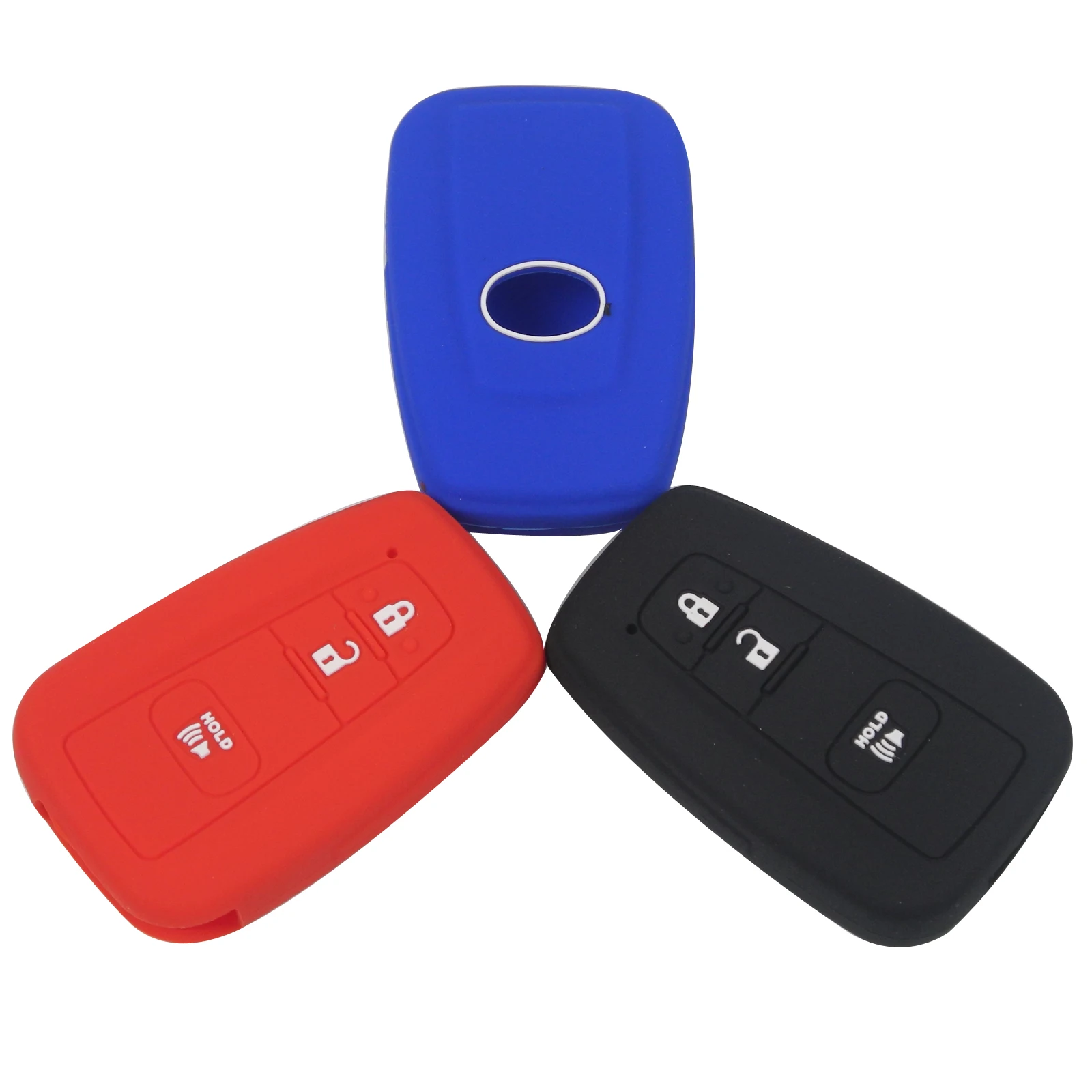 

Kutery 3 Buttons Remote Car Key Cover Case Silicone Protect Shell For Toyota Prius 2016