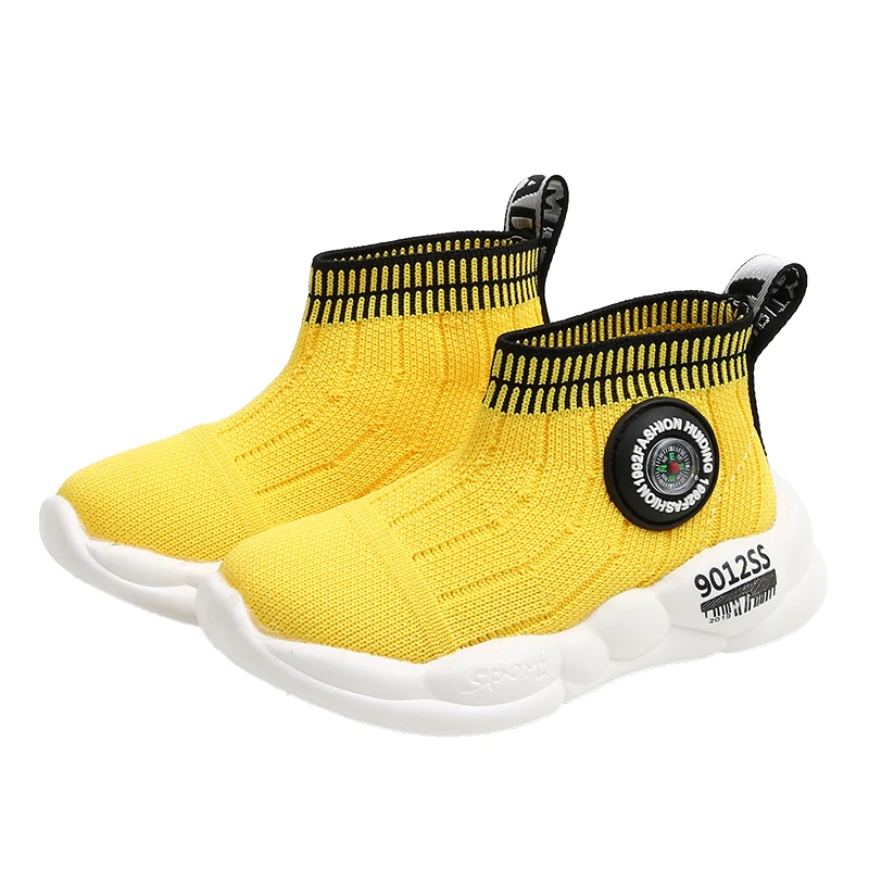 Детская обувь для мальчиков и девочек Детские Сникеры с сеткой бега повседневная