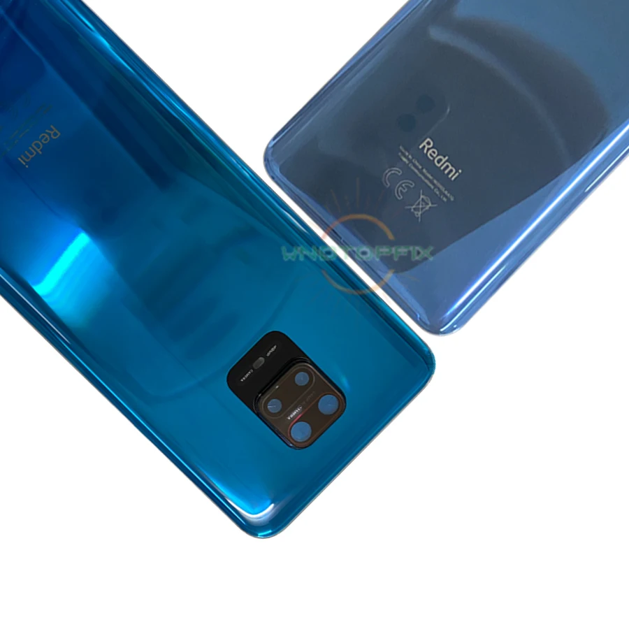 Для Xiaomi Redmi Note 9 pro max чехол накладка для батарейного отсека стеклянная задняя