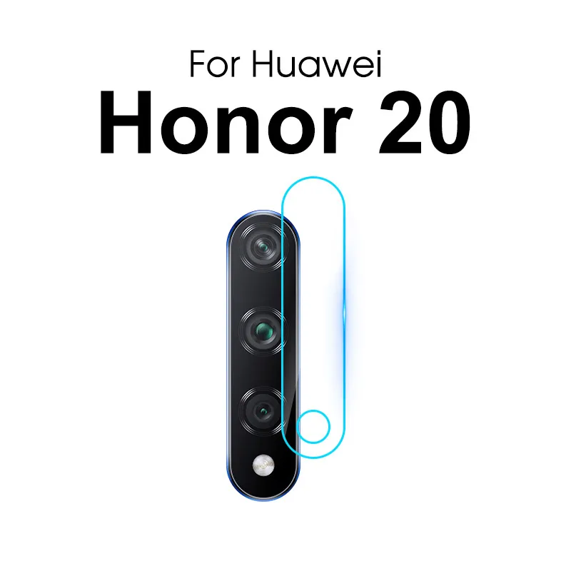 2 шт. Защитная пленка для экрана huawei Honor 20 Play Magic 2 8X 8C Note 10 для объектива камеры huawei Nova 5T Nova 2i 3E P Smart Plus - Цвет: For Honor 20