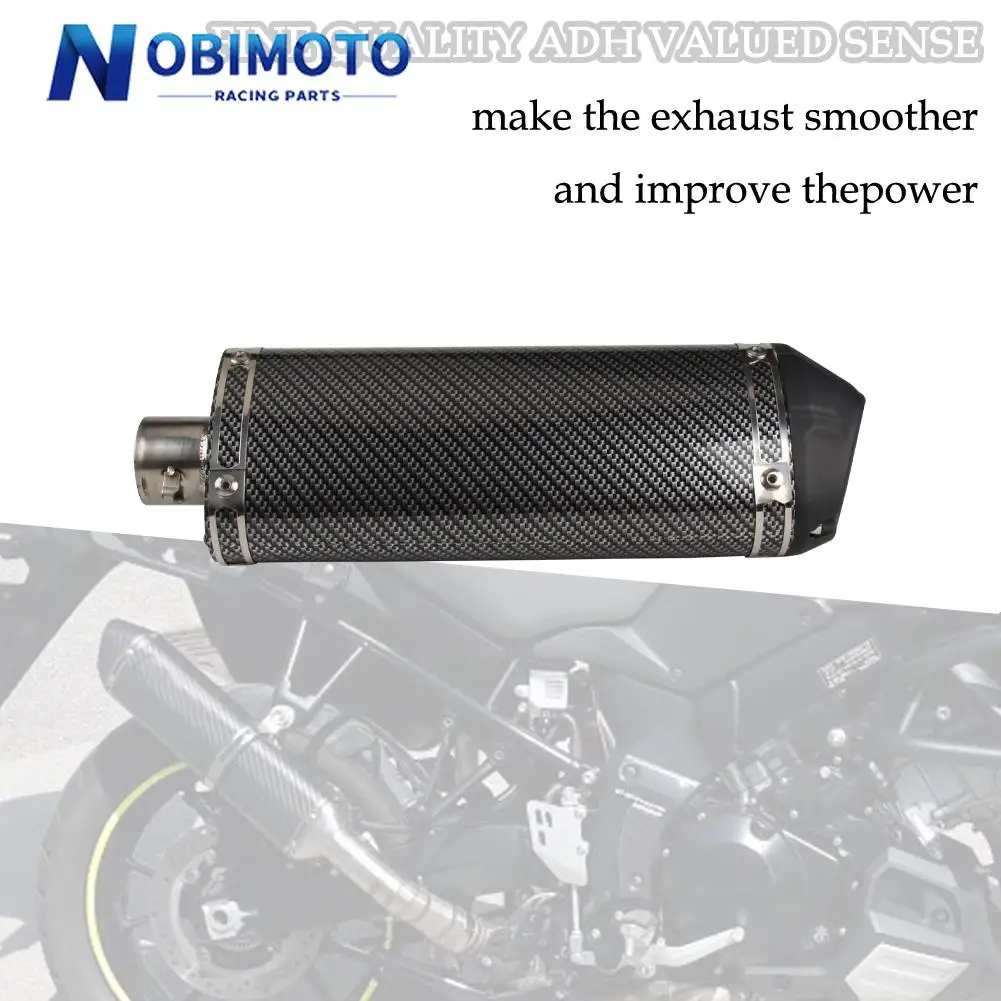 

Universal Motorcycle Exhaust Pipe Muffler With Clamp Inner Hole 38mm Length 330mm Fit Dirt Pit Bike ATV Quad Scooter Motocross