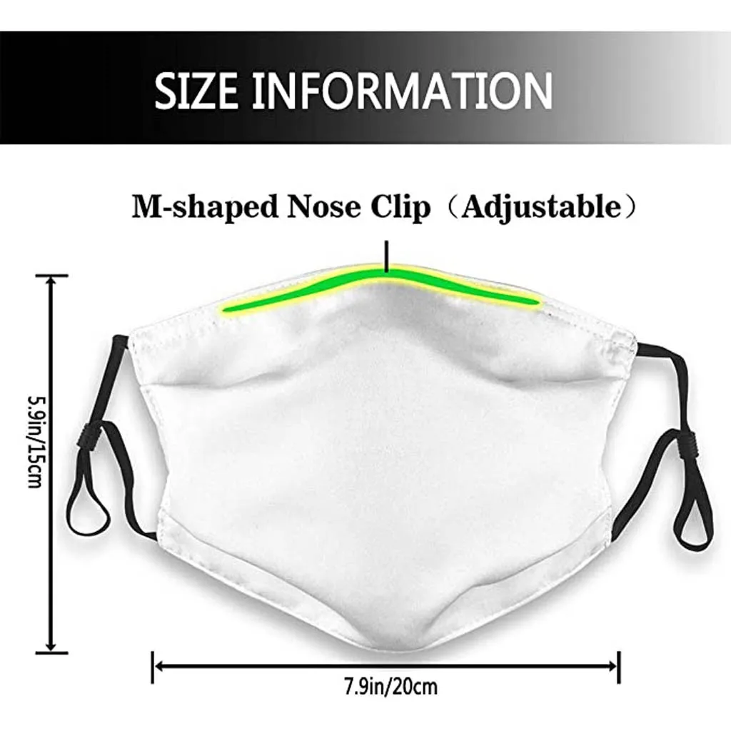 

Face Mask Protective Air Pollution Masks Washable Earloop Mask With 2pc Filters Masque Mascaras Mascarilla Reutilizable