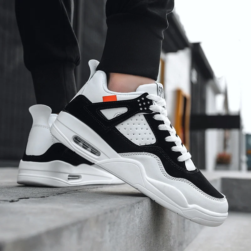 Модная уличная ретро Обувь с воздушной подушкой резиновая подошва Нескользящая