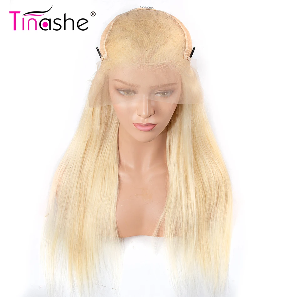 Парик Tinashe 13x6 613 для женщин прозрачные прямые волосы со светлыми волосами