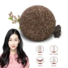 Мыло YILS, шампунь для потемнения волос, 100% натуральный органический кондиционер и восстанавливающий шампунь для черных волос, многоцветковое мыло