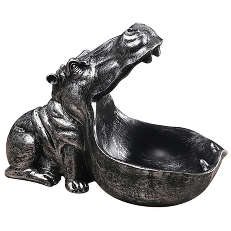 Статуэтка бегемота из смолы домашний декор Современная Скандинавская коробка