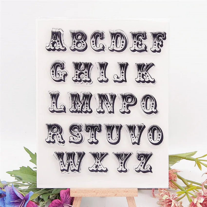 14*18 см буквы H прозрачные штампы/силиконовые уплотнения роликовый штамп для