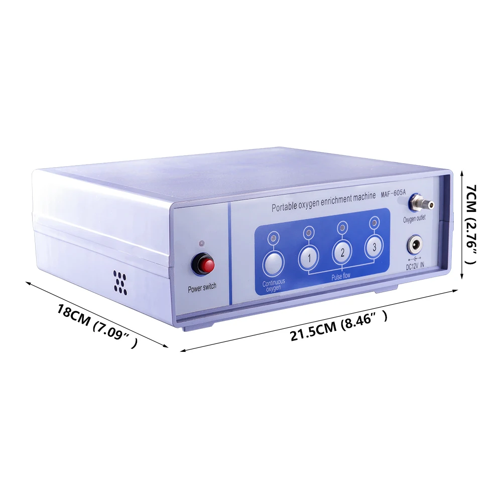 

TTLIFE 2200mAh Battery Household Portable Oxygen Concentrator Oxygene Enrichment Machine Continuous 1-3L/min Adjustable Flow