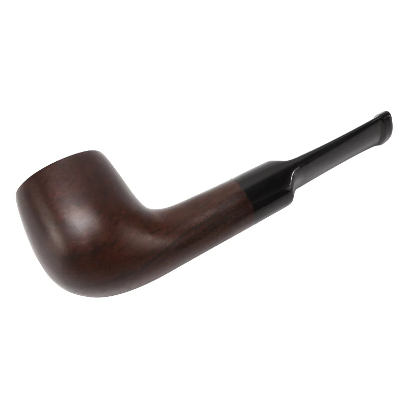 Курительная трубка из черного дерева ручной работы с фильтрами для труб 9