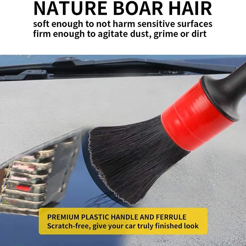 9 шт. автомобиля с подробным описанием щетка для мытья интерьер колесо очистки