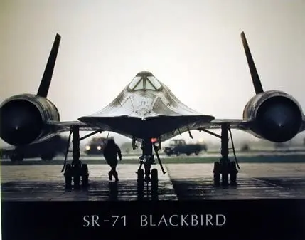 

Sr-71 Wall Decor Blackbird Military Spyplane Aviation Art Print Poster