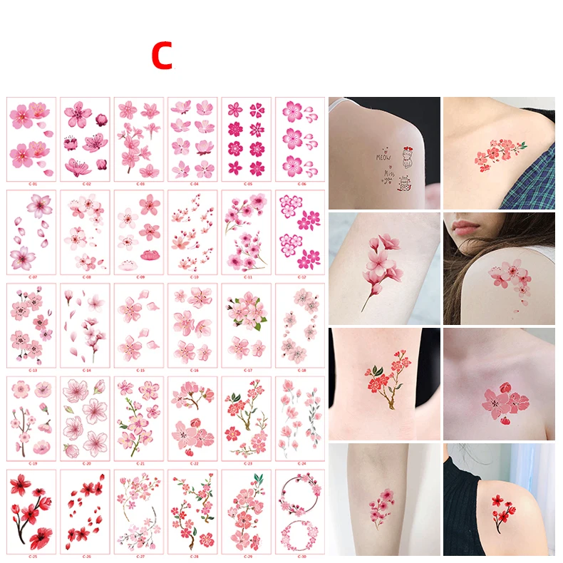 

30pcs Tatuajes Temporales Sexy Letter Temporary Tattoo Sticker Waterproof For Body Arm Leg Hands Women Men Fake Tattoo Tatuagem