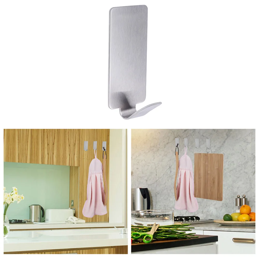 6 шт. крючки из нержавеющей стали не оставляющие следов с сильным клеем | Дом и сад