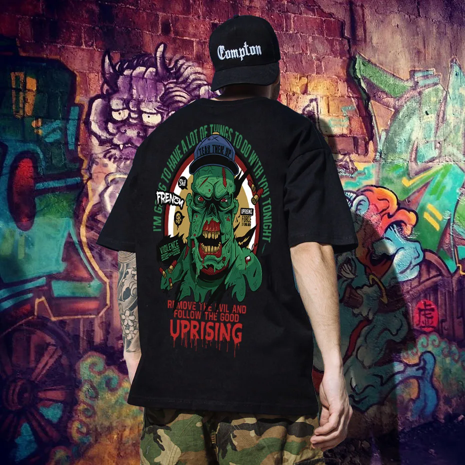 Восставшая новая уличная мода в стиле хип-хоп персонализированная летняя