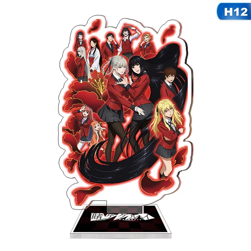 

15cm Anime Kakegurui Acrylic Stand Figures Models Desk Action Figures Decor Anime Activities Cake Topper Fans Toy Gifts