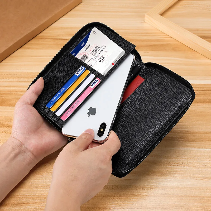 Rfid кошелек из натуральной кожи мужские качественные кошельки воловьей портмоне
