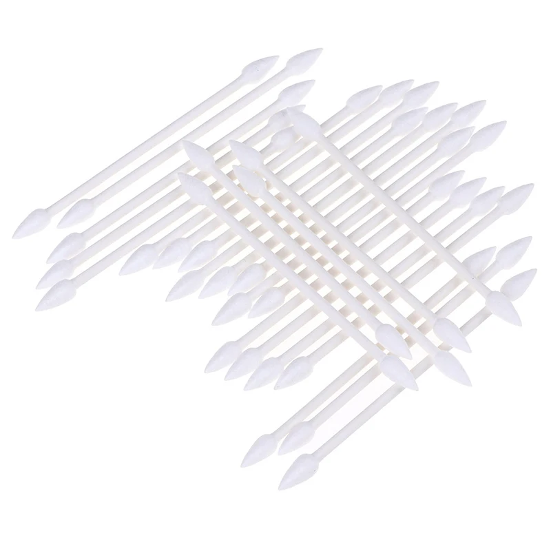 

25Pcs Cotton Disposable Stick Cleaning Tool For Earphone Charge Port Cotton Stick For Ear Cleaning