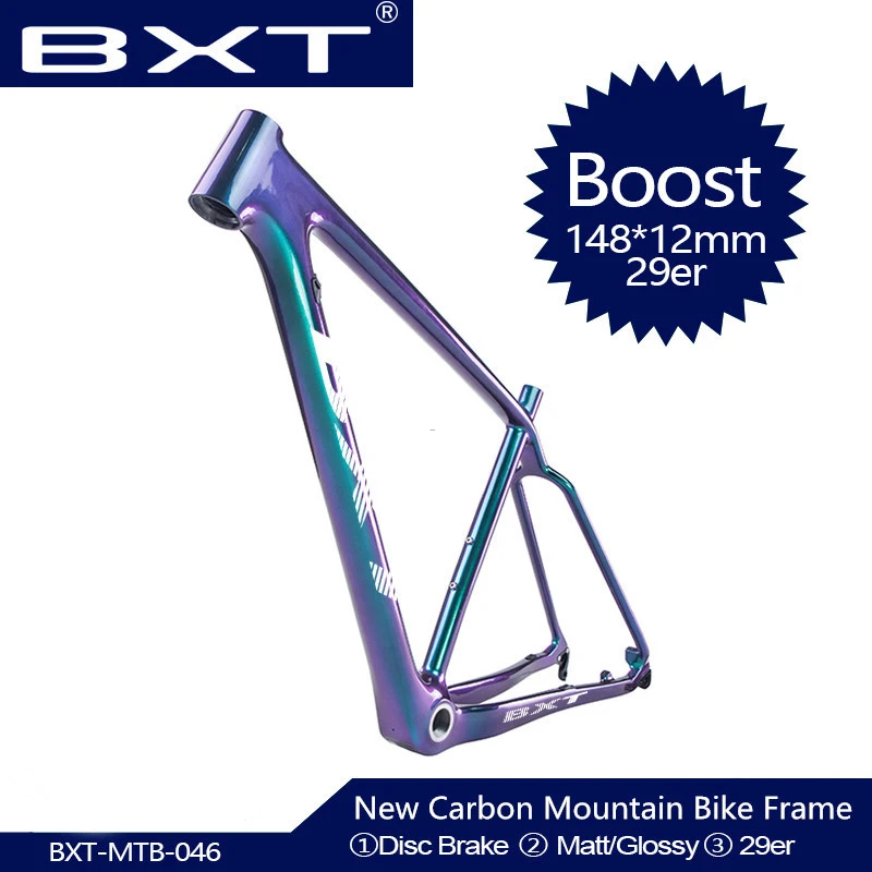 BXT карбоновая mtb рама для горного велосипеда 29er UD BSA bicicletas используемая гоночного