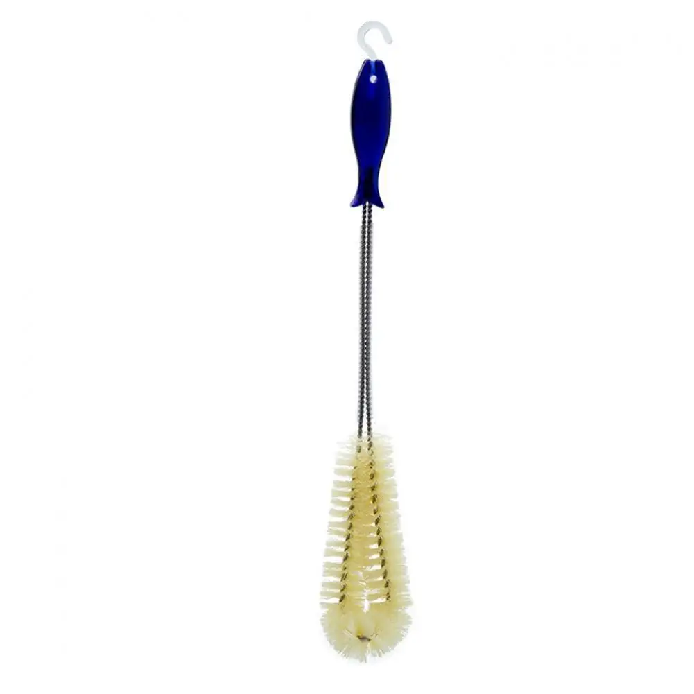 

Long Handle Flexible Bottle Cleaning Brush Kitchen Teapot Cleaner Tool I1A5