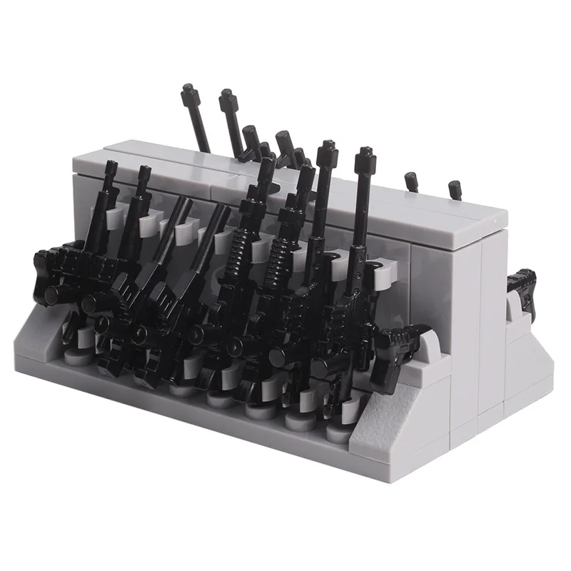 

WW2 Building Bricks Swat Weapons Military Blocks Toys for Boys over 6 Years Bricks Parts Accessories MOC Compatible City Friends