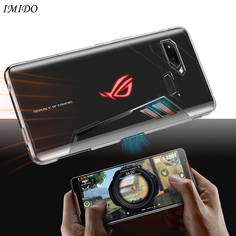 Прозрачный чехол для ASUS ROG Phone 3 2 ZS660KL ZS661KS Zenfone Max Pro M1 мягкий из ТПУ телефона