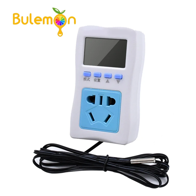 Цифровой термостат ЖК дисплей время прерывания температуры разъем контроллера