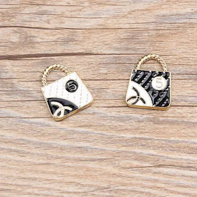 100 шт. 18*23 мм 5 слов маленькая сумка с бантом ювелирные аксессуары из сплава новые