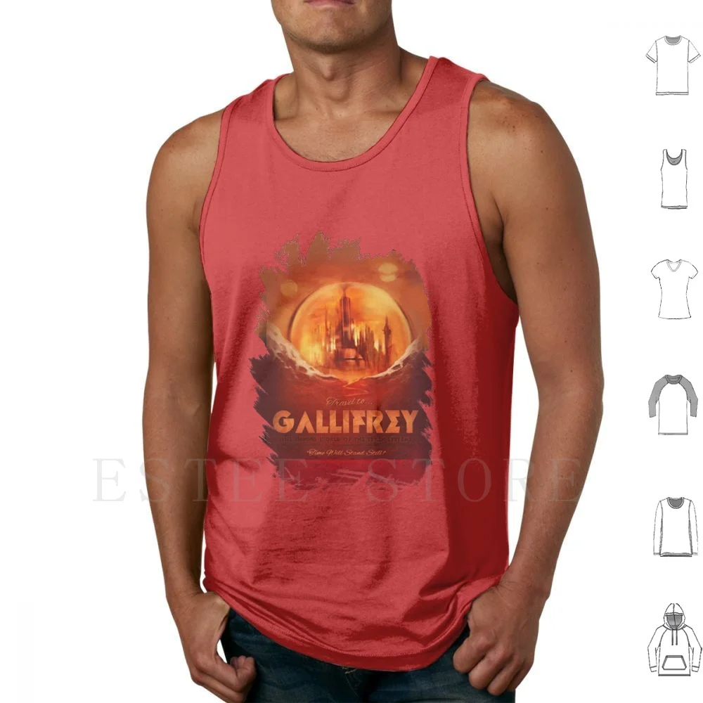

Visit Gallifrey! Shirt Tank Tops Vest Sleeveless Who Dalek David Tennant Fantasy Gallifrey Matt Smith Sci Fi Space