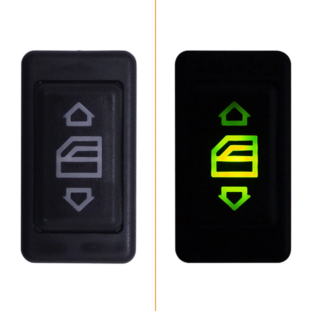 

1PC/Packs 12V/24V 20A 6-pin Car Universal Glass Lifter Switch Built-in Green Lighting Indicator For Car Button Switch Accessory