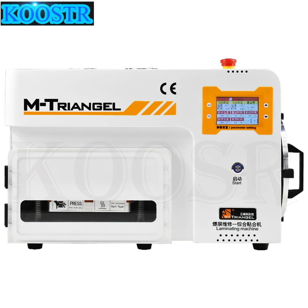 

M-Triangel изогнутый экран OCA, вакуумный ламинатор для удаления пузырьков и пузырьков, ламинатор для ремонта ЖК-экрана
