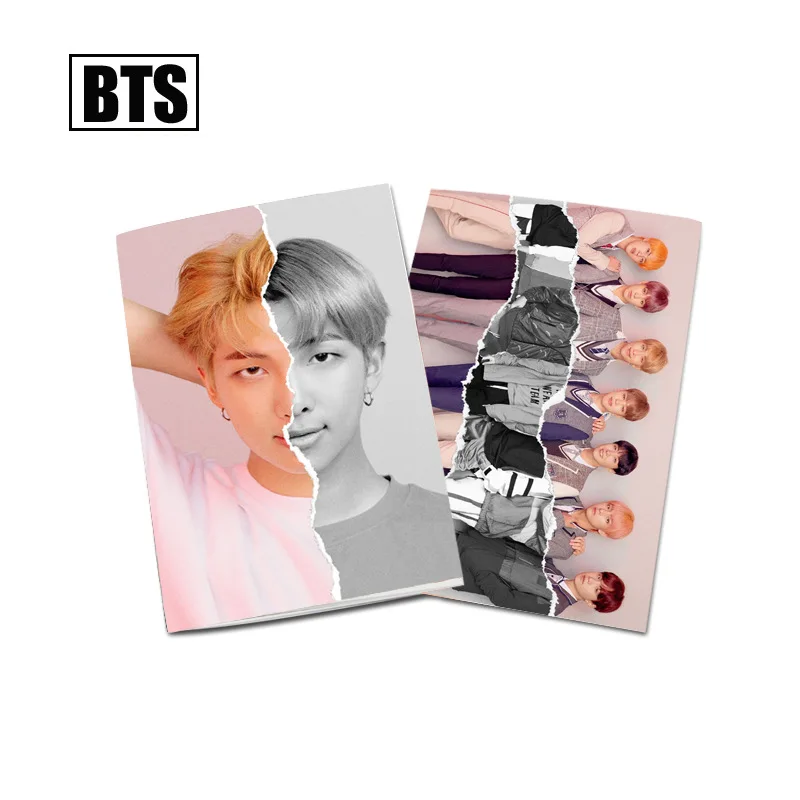 K pop Bangtan boys kawaii альбом карта персонажа ломо карты kpop фотокниги бродячие дети kpop - Цвет: notebook RM