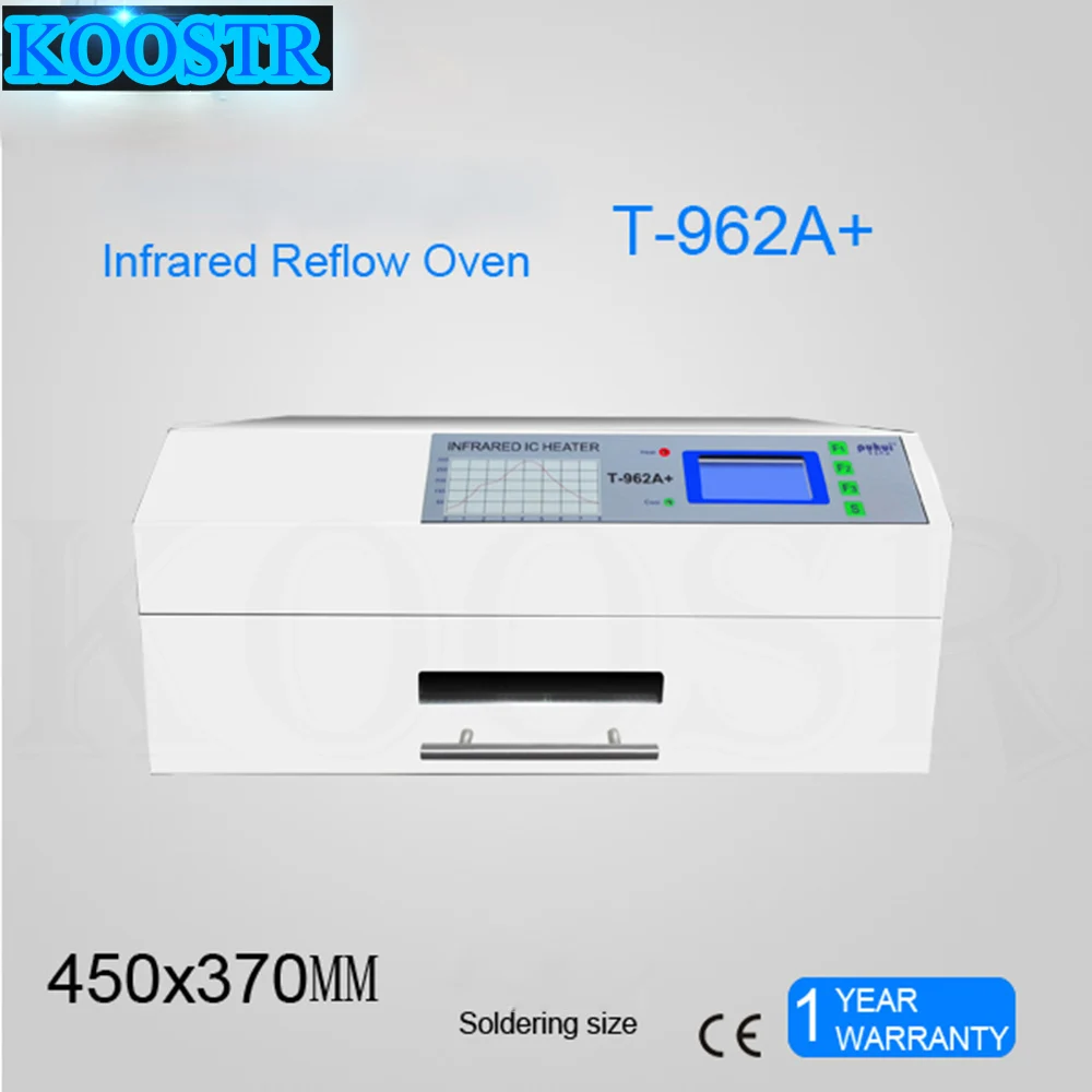 Новое поступление PUHUI T-962A + инфракрасный IC НАГРЕВАТЕЛЬ T962A духовка для заправки BGA