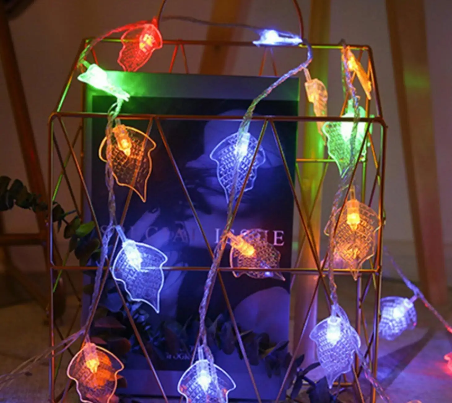 

Multicolor ED colorful string light silicone Nightlight 2m 10led