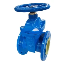 with price 50mm cast iron pn16 dn100 water din 3352 f4 resilient seated gate flanged valve